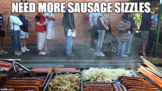 election sausage sizzle trivia